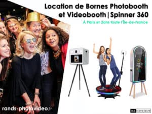 Location Borne / Miroir Photobooth avec animateur et impressions immédiates illimitées, pour vos évènements à Paris (75) et en Île-de-France