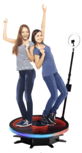 Location plateforme vidéo spinner 360 événementiel Paris